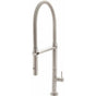 California Faucets - Culinary Pull-Out Kitchen Faucet with Button Sprayer - Gloss White