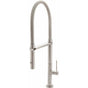 California Faucets - Culinary Pull-Out Kitchen Faucet with Button Sprayer - Gloss White