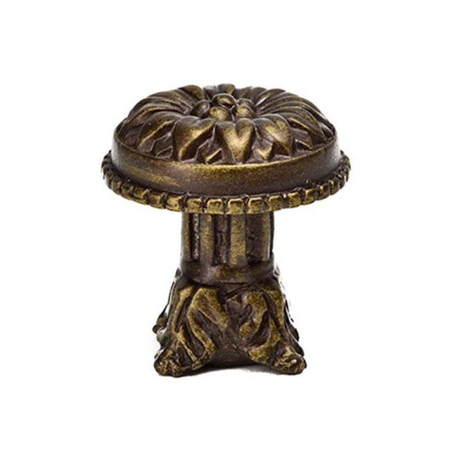 Carpe Diem Hardware - Acanthus Large Knob Rosette Style w/ Column Base - Chalice