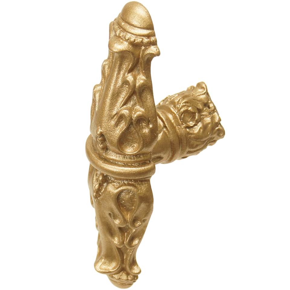Acanthus Leaves Large Knob Romanesque Style w/ Column Base