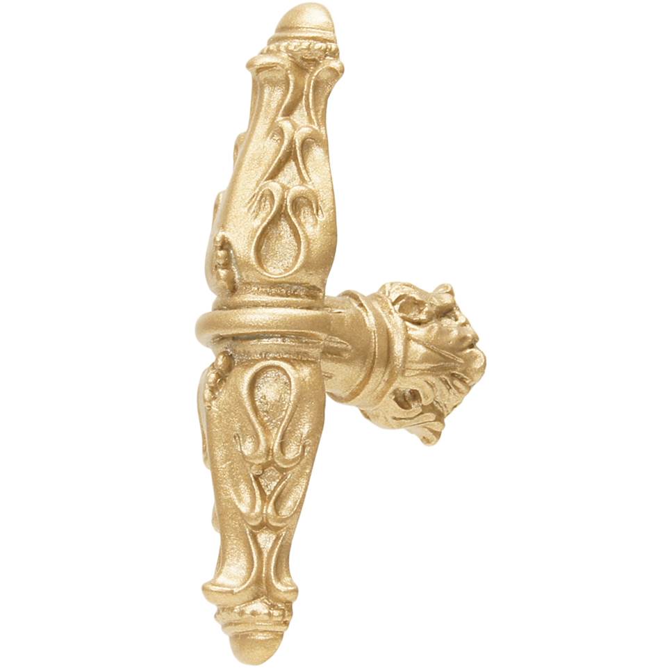 Acanthus Leaves Large Knob Romanesque Style w/ Column Base
