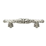 Carpe Diem Hardware - Acanthus 3'' O.C. Pull Romanesque Style w/ Column Base - Soft Gold
