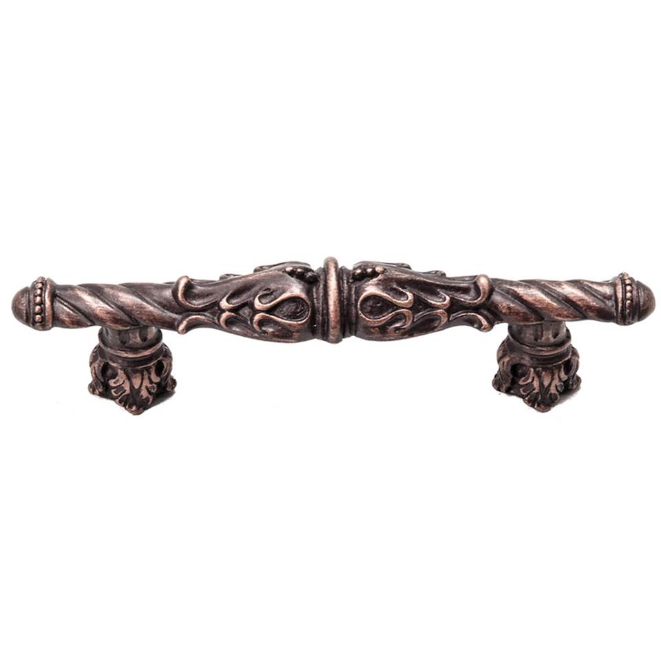 Carpe Diem Hardware - Acanthus 3'' O.C. Pull Romanesque Style With Column Base - Oil Rubbed Bronze