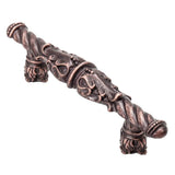 Acanthus 3'' O.C. Pull Romanesque Style w/ Column Base