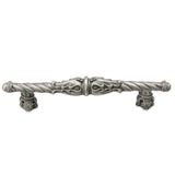 Carpe Diem Hardware - Acanthus 4'' O.C. Pull Romanesque Style w/ Column Base - Soft Gold