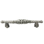 Carpe Diem Hardware - Acanthus 4'' O.C. Pull Romanesque Style w/ Column Base - Soft Gold