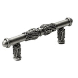Acanthus 3'' O.C. Pull w/ Feather Scroll