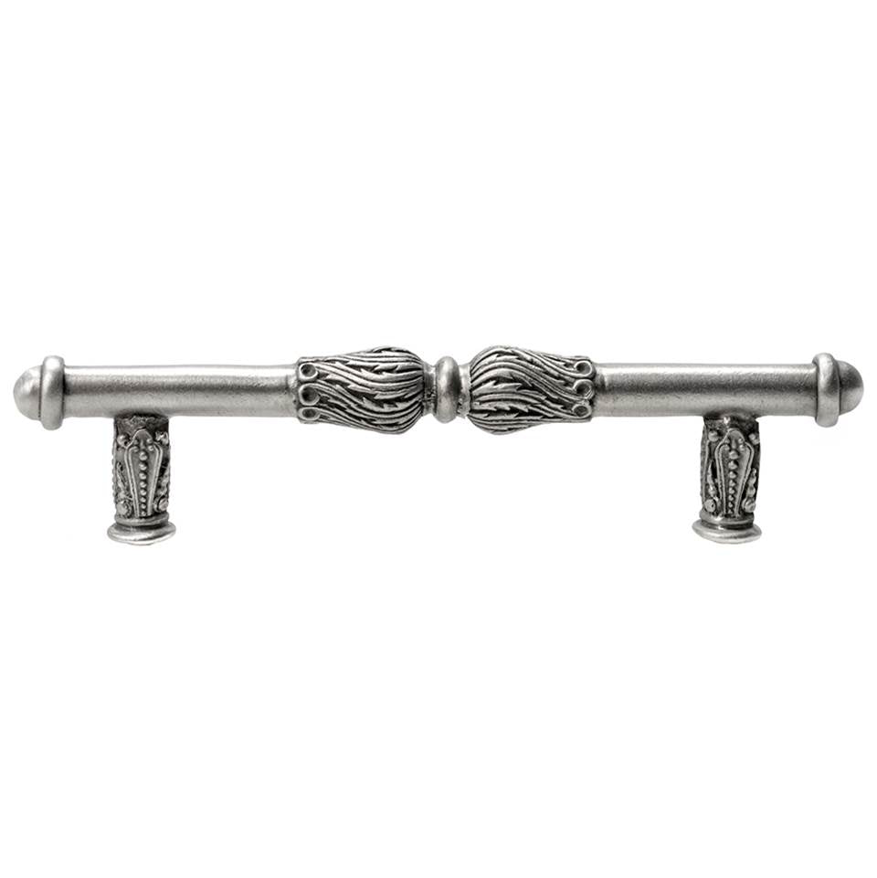 Carpe Diem Hardware - Acanthus 4'' O.C. Pull w/ Feather Scroll - Soft Gold