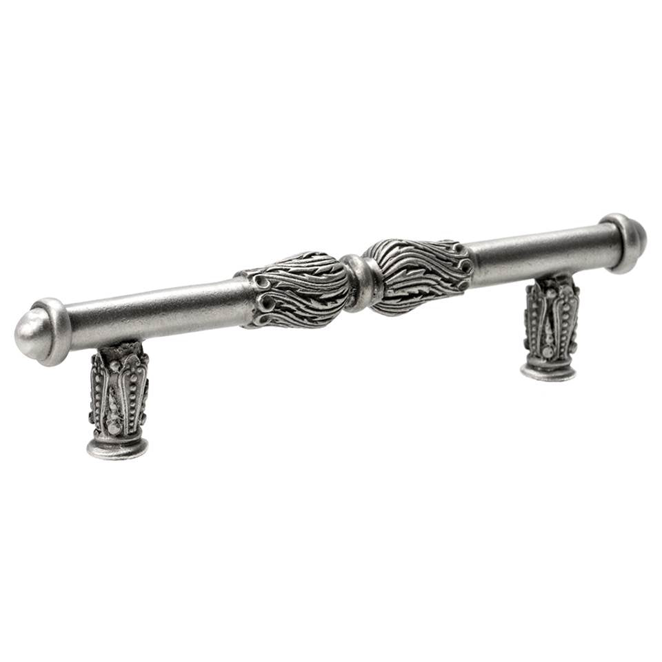 Acanthus 4'' O.C. Pull w/ Feather Scroll