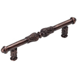 Acanthus 4'' O.C. Pull w/ Feather Scroll