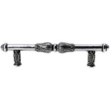 Carpe Diem Hardware - Acanthus 4'' O.C. Pull With Feather Scroll In Chalice. - Chalice