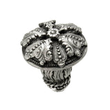 Carpe Diem Hardware - Acanthus Med Knob Renaissance Style With Feather Scroll Foot - Satin