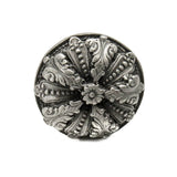 Acanthus Med Knob Renaissance Style With Feather Scroll Foot