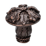 Carpe Diem Hardware - Acanthus Med Knob Renaissance Style With Feather Scroll Foot - Oil Rubbed Bronze
