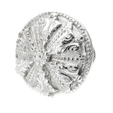 Acanthus Med Knob Renaissance Style With Feather Scroll Foot