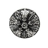 Acanthus Med Knob Renaissance Style With Feather Scroll Foot