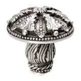 Carpe Diem Hardware - Acanthus Large Knob Renaissance Style With Feather Scroll Foot - Satin