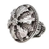 Acanthus Large Knob Renaissance Style With Feather Scroll Foot