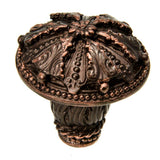 Carpe Diem Hardware - Acanthus Large Knob Renaissance Style With Feather Scroll Foot - Oil Rubbed Bronze