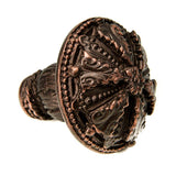 Acanthus Large Knob Renaissance Style With Feather Scroll Foot