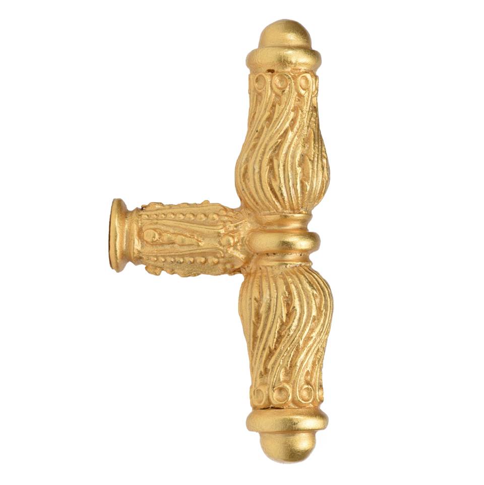 Acanthus Knob w/ Feather Scroll