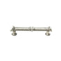 Carpe Diem Hardware - Cache 5'' O.C. Large Pull w/ End & Center 7 Rivoli Swarovski Crystals - Soft Gold
