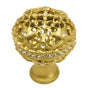 Carpe Diem Hardware - Cache Full Swing Towel Reeded Ring w/ Swarovski Crystals - Gilded Mercury