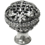 Carpe Diem Hardware - Juliane Grace Large Knob Full Round With Swarovski Clear Crystals In Chalice. - Chalice