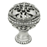 Carpe Diem Hardware - Juliane Grace Large Knob Full Round w/ Halo Platform w/ Swarovski Crystals - Chalice