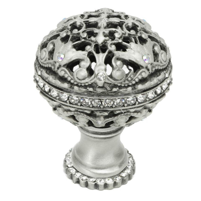 Carpe Diem Hardware - Juliane Grace Large Knob Full Round w/ Halo Platform w/ Swarovski Crystals - Chalice