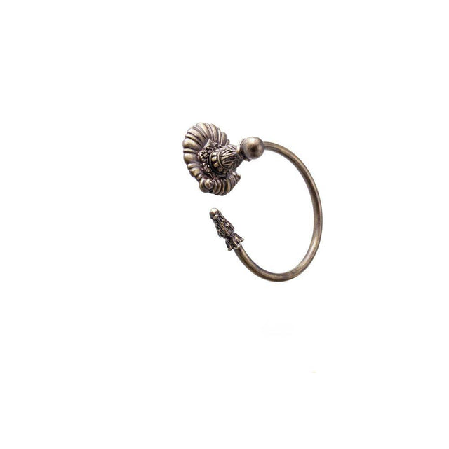 Carpe Diem Hardware - Aphrodite Ii Renaissance Acanthus Swing Towel Ring Left - Chalice