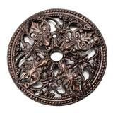 Carpe Diem Hardware - Juliane Grace Escutcheon With Florets - Oil Rubbed Bronze