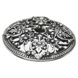 Carpe Diem Hardware - Juliane Grace Large Round Back Plate With Florets In Chalice. - Chalice