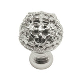 Carpe Diem Hardware - Juliane Grace Medium Knob Full Round In Platinum. - Platinum