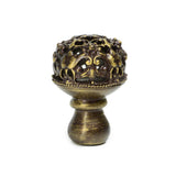 Carpe Diem Hardware - Juliane Grace Medium Knob Full Round In Antique Brass. - Antique Brass