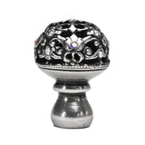 Carpe Diem Hardware - Juliane Grace Medium Knob Full Round With 13 Swarovski Clear and Aurore Boreale Crystals - Chalice