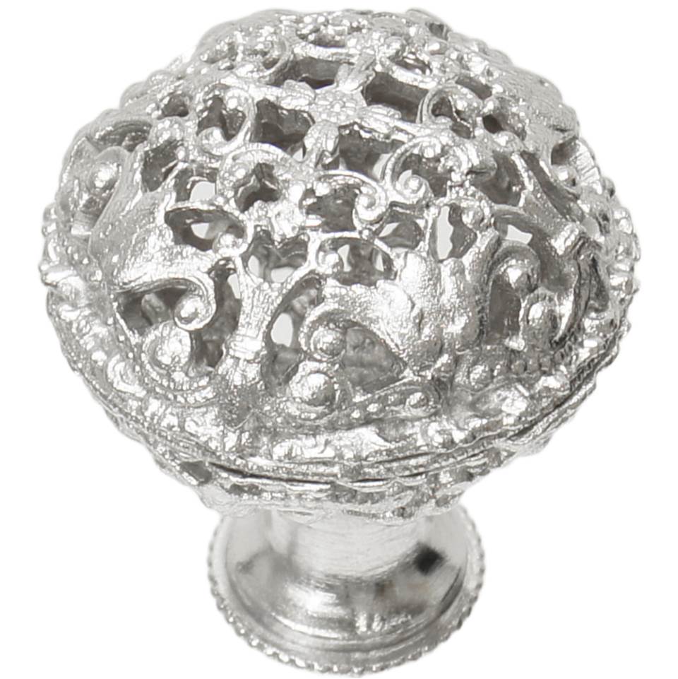 Carpe Diem Hardware - Juliane Grace Large Knob Full Round In Platinum. - Platinum