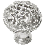 Carpe Diem Hardware - Juliane Grace Large Knob Full Round In Platinum. - Platinum