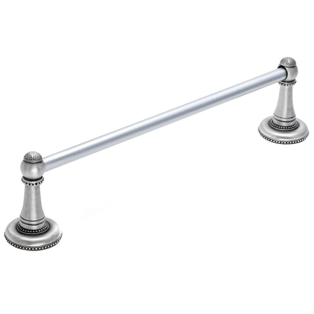 Carpe Diem Hardware - Millennium 24'' O.C. Approx Towel Bar w/ 5/8'' Smooth Center - Gilded Mercury