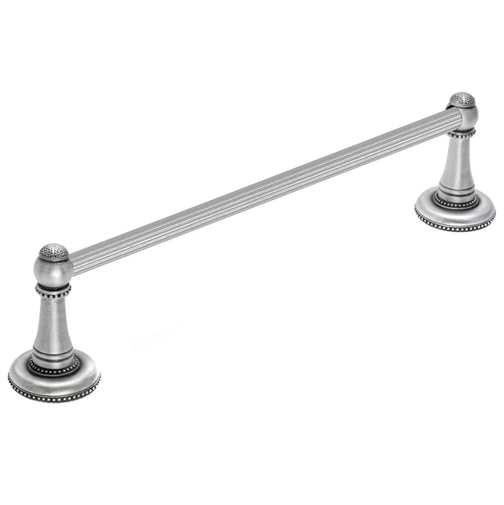 Carpe Diem Hardware - Millennium 36'' O.C. Approx Towel Bar w/ 5/8'' Reeded Center - Gilded Mercury