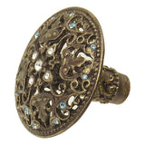 Juliane Grace Large Knob w/ 17 Swarovski Crystals