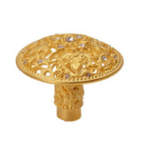 Carpe Diem Hardware - Juliane Grace Large Knob w/ 17 Swarovski Crystals - Gilded Mercury