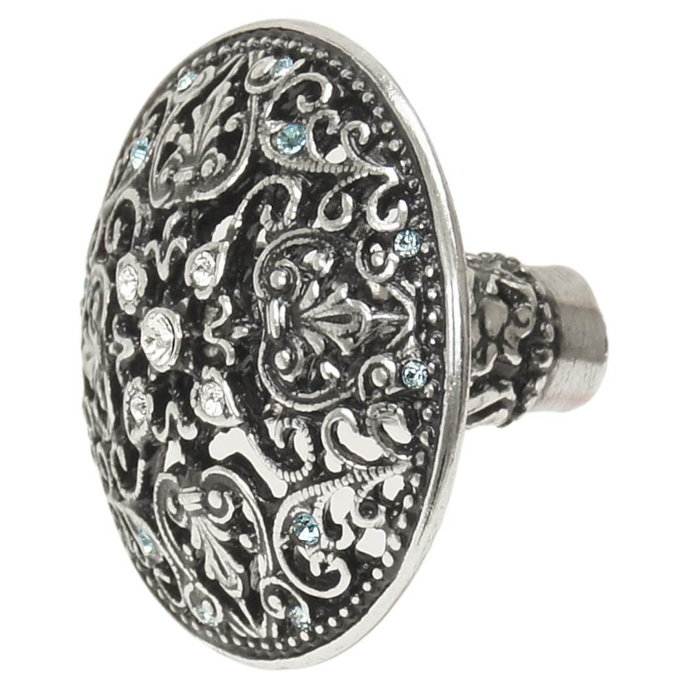 Juliane Grace Large Knob w/ 17 Swarovski Crystals