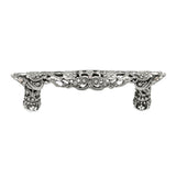 Juliane Grace 3'' O.C. Pull With 12 Swarovski Clear and Aurore Boreale Crystals