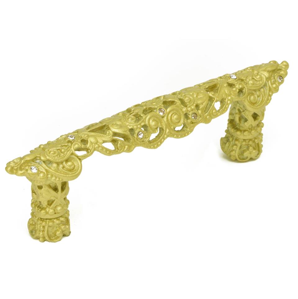 Carpe Diem Hardware - Cache Hook w/ Swarovski Crystals - Antique Brass