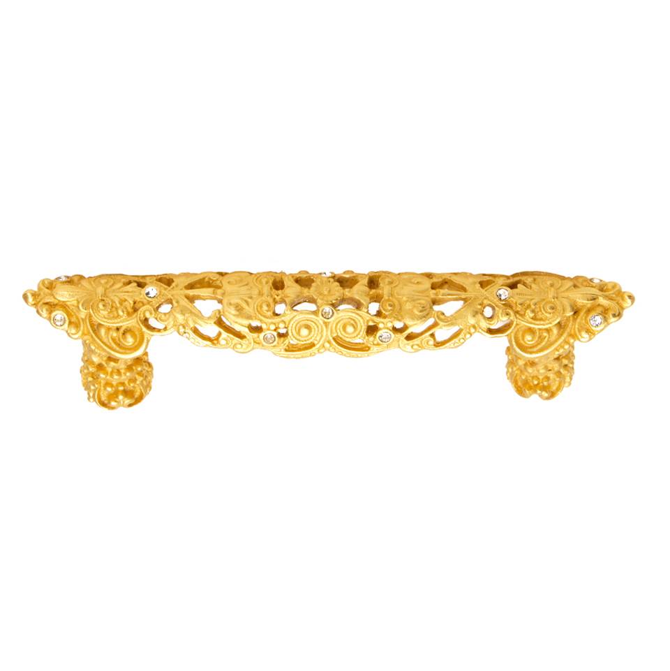 Juliane Grace 3'' O.C. Pull With 12 Swarovski Clear Crystals