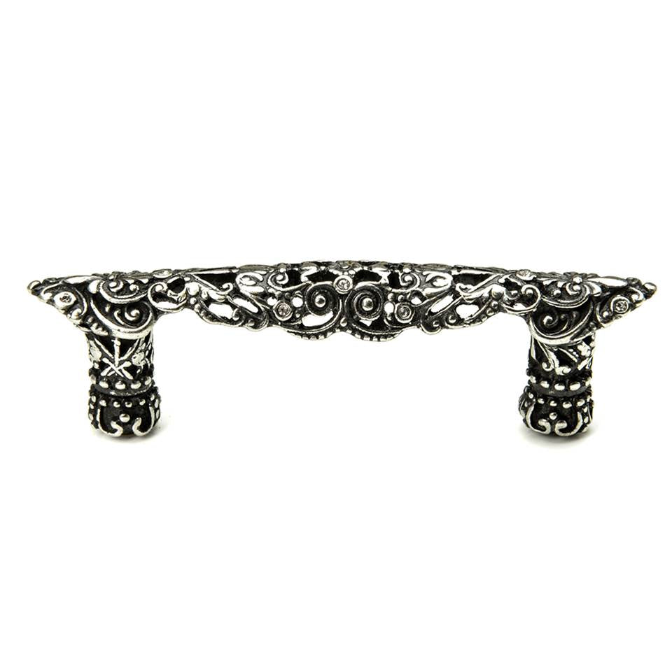 Carpe Diem Hardware - Juliane Grace 3'' O.C. Pull With 12 Swarovski Clear Crystals - Chalice