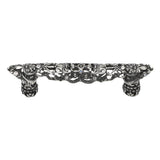 Juliane Grace 3'' O.C. Pull With 12 Swarovski Clear and Aurore Boreale Crystals