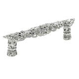 Juliane Grace 4'' O.C. Pull With Swarovski Clear and Aurore Boreale Crystals