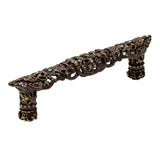 Carpe Diem Hardware - Juliane Grace 4'' O.C. Pull With Swarovski Clear Crystals - Antique Brass